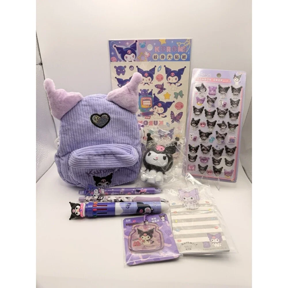 Sanrio Kuromi Gift Set - Adults/Kids Stationary School Supplies  Kawaii